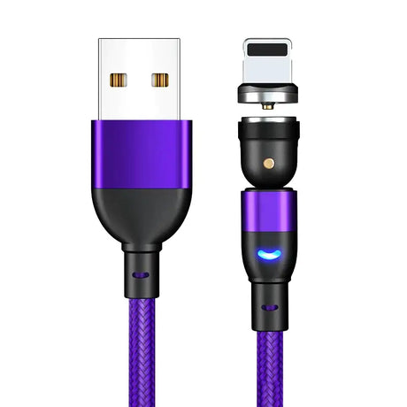 The purple braid usb cable