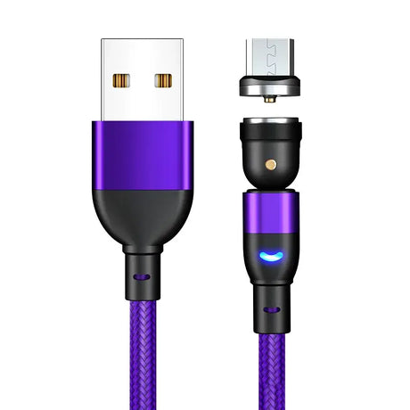 The purple braid usb cable