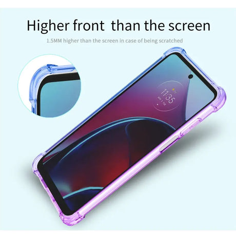 a phone case with a glass screen protector