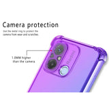 the back of a purple case with the camera attached