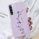 purple flower phone case