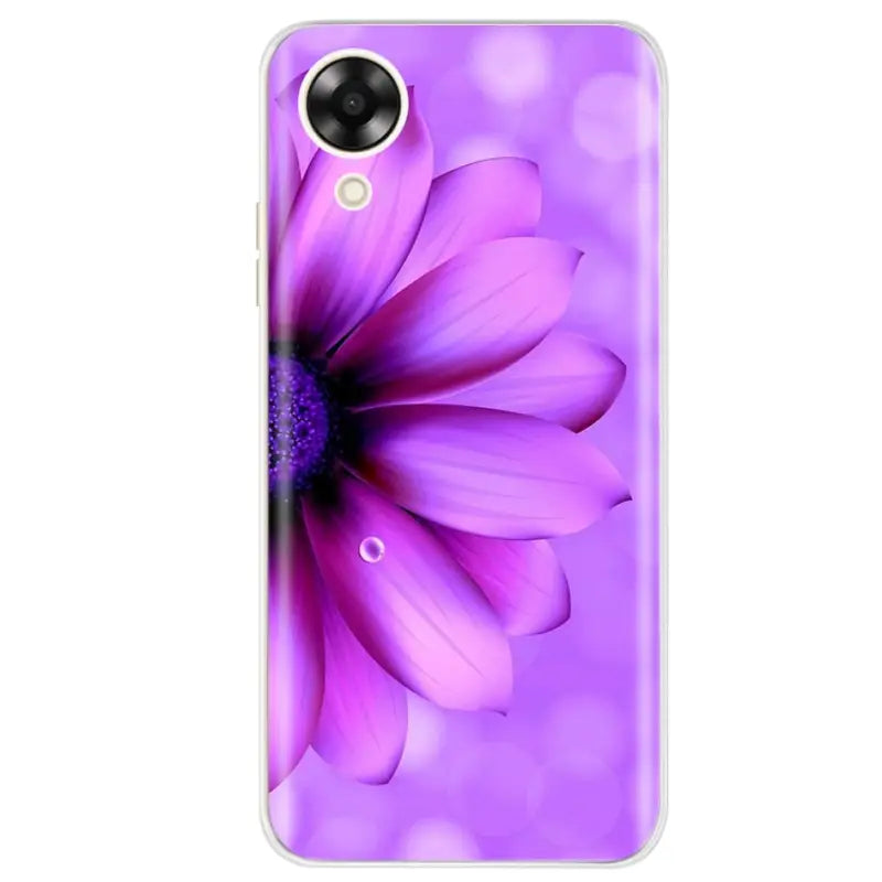 purple flower back cover for motorola z3