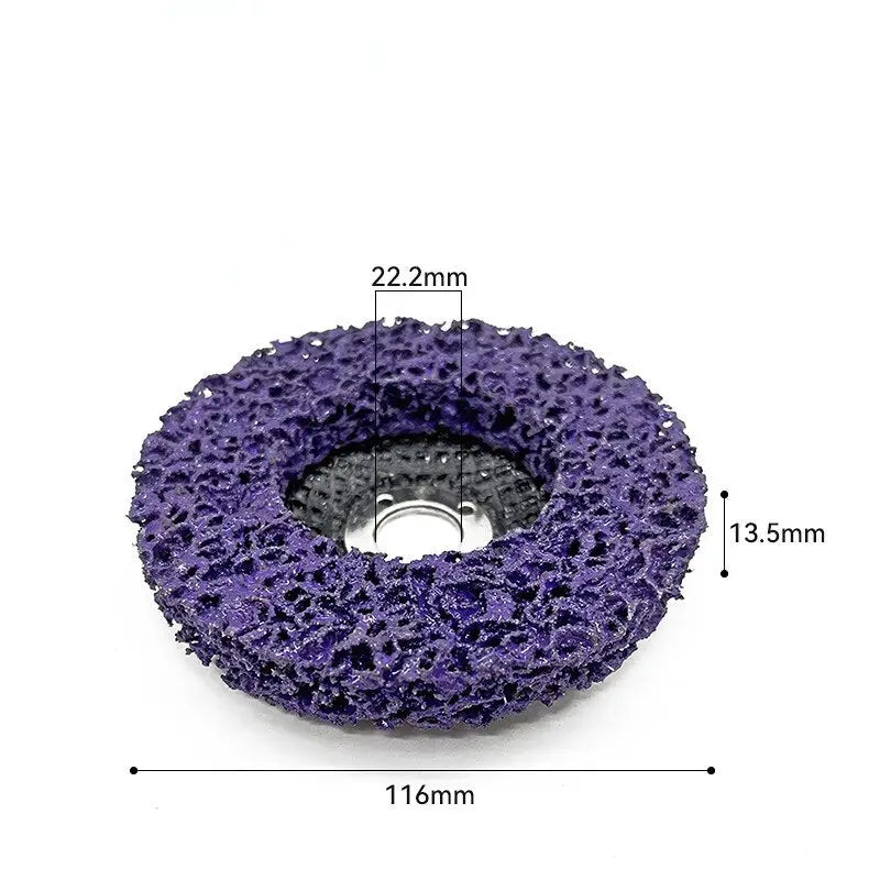 a purple ring with a hole in the middle