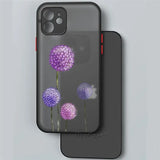 the purple flowers phone case