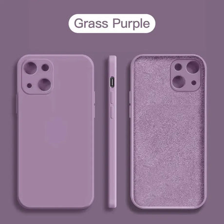 the case is made from glitter and has a purple hue