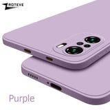 the purple iphone case is shown with the camera lens