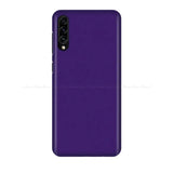 The back of the purple iphone case