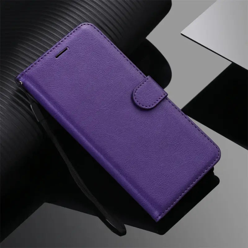 The purple leather case for the iphone