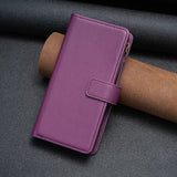 the purple leather wallet case for iphone