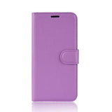 The purple leather wallet case for the iphone 5