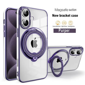 Purple MagSafe phone case.