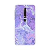 purple marble pattern case for motorola z3