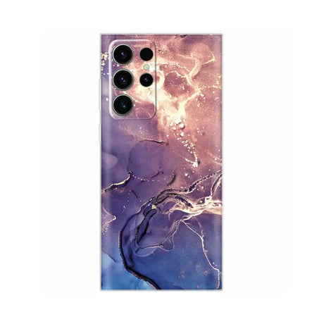 a purple marble phone case with a marble texture