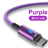 purple micro usb cable