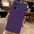 the back of a purple phone case