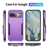 Purple protective case for Google Pixel 9 Pro.
