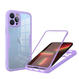 Shockproof 360 Full Protection Case For iPhone 15 14 13 12 11 Pro Max X XR 7 8 Plus SE 2020 Front Screen Shockproof Cover