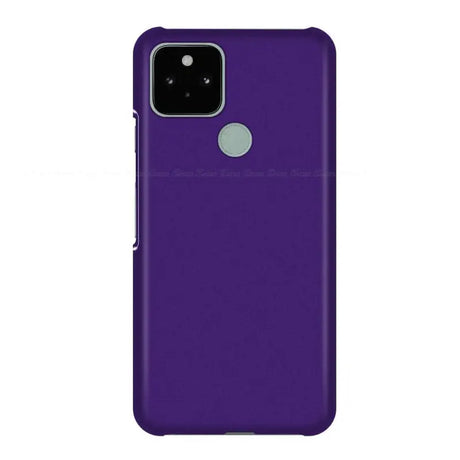 the back of a purple phone case