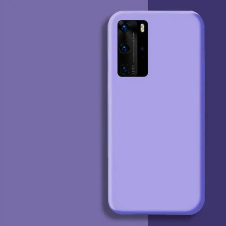 The back of a purple samsung phone case