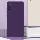 Purple smartphone with a triple camera setup on the back.