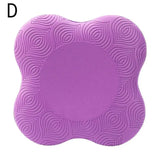 a purple foam pad with a circular pattern