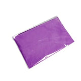 a purple plastic bag with a white background