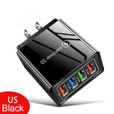 u - g usb black charger with 4 usb ports