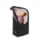 the black makeup brush bag