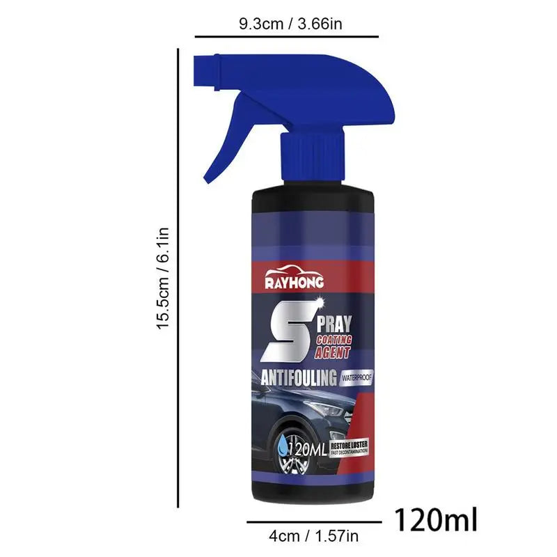 a spray bottle of car detailing cleaner