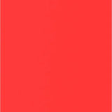 A red background with a white border