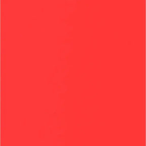 A red background with a white border