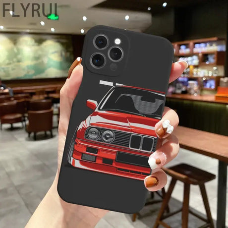 A red car phone case