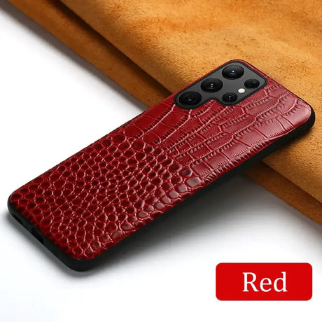 The red crocodile skin case for iphone 11