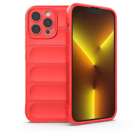 The red iphone case with a built battery case