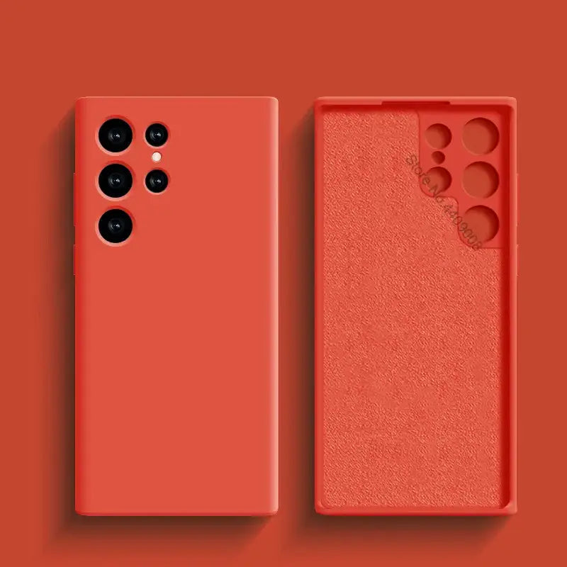 the red iphone case is shown in the image