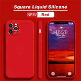 the red iphone case is shown with the new red logo