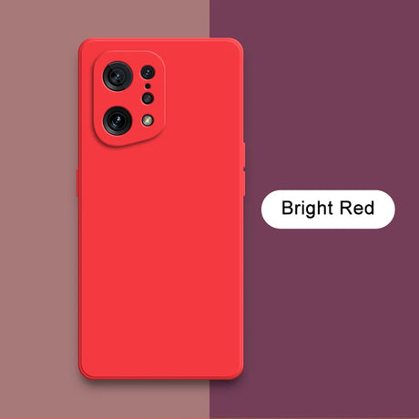 the red iphone case is shown with the text, bright red