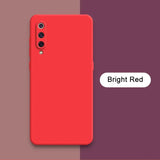 the red iphone case is shown with the text, bright red