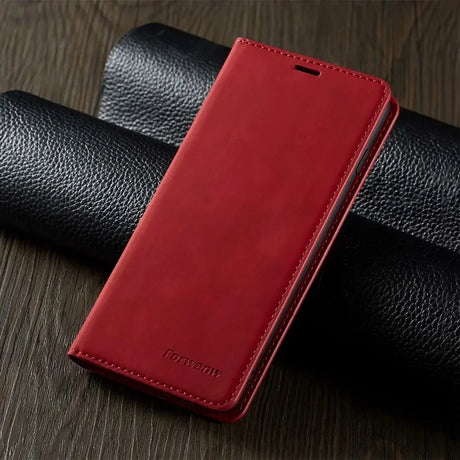 The red leather case for the iphone