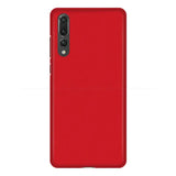 the back of a red motorola z3 smartphone case