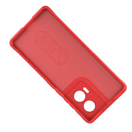 Red phone case.