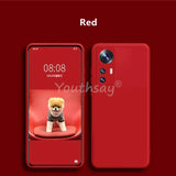 Red red phone with a dog on the screen