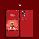 red red phone with a dog on the screen