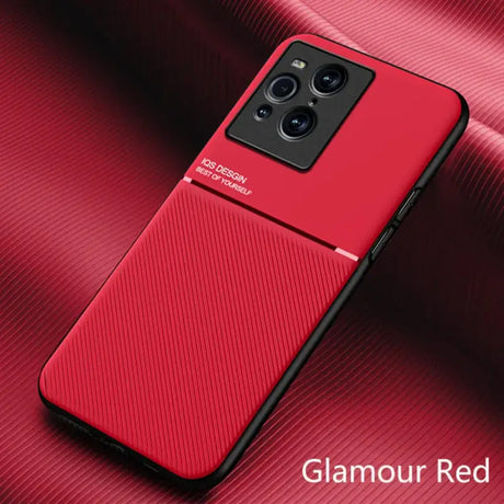 The red samsung s20 case is shown on a red background