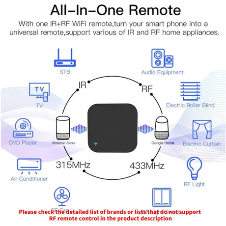 All in one remote remote control system