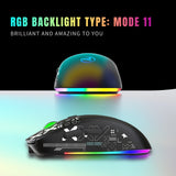 T90 Wireless Dual Bluetooth 2.4G Gaming Mouse - 3500Dpi Rechargeable Ergonomic Mouse For Laptop & PC Computer Gamer