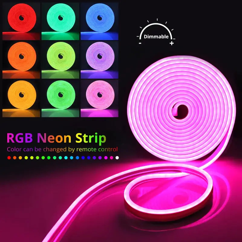 rgb neon strip light