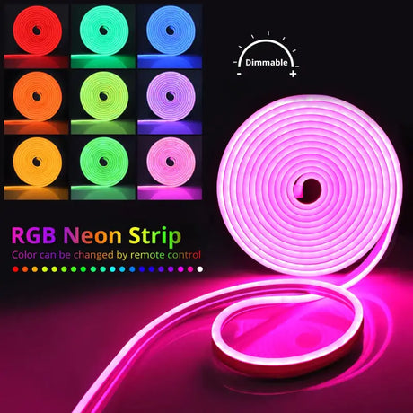 Rgb neon strip light