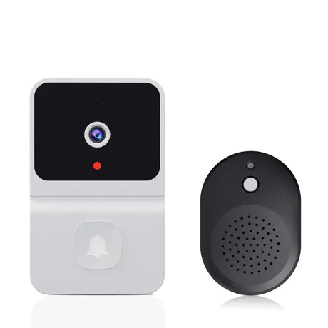 The ring doorbell doorbell with a white background