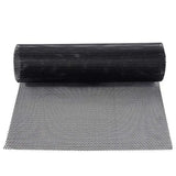 a roll of black mesh mesh